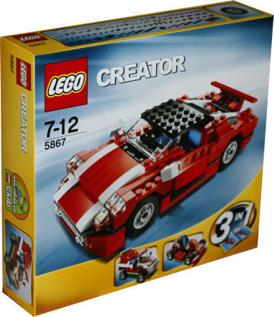 LEGO Creator 5867 Roter Sportwagen