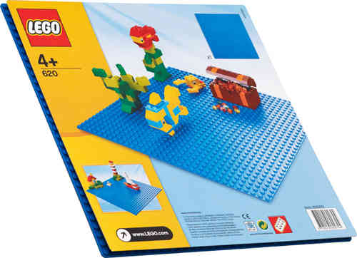 LEGO 620 Blaue Bauplatte