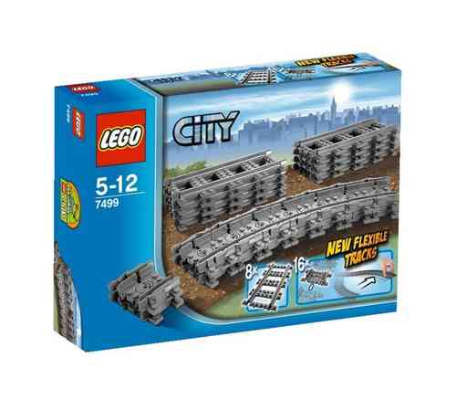 LEGO City 7499 Flexible und gerade Schienen