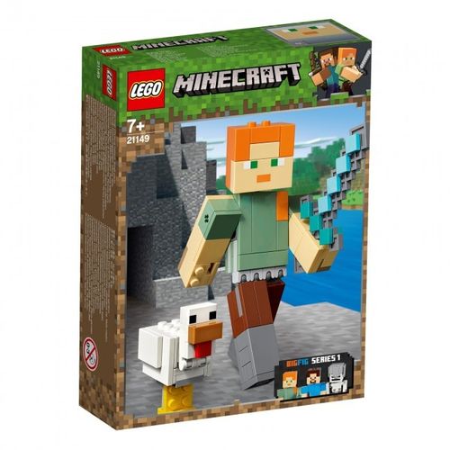 LEGO Minecraft 21149 BigFig Alex mit Huhn