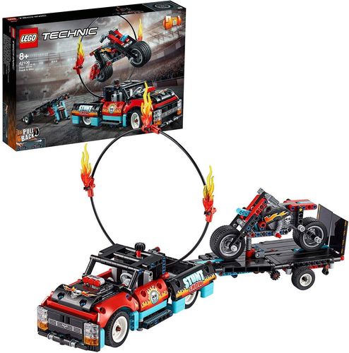 LEGO Technic 42106 Stunt-Show mit Truck und Motorrad