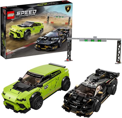 LEGO 76899 Speed Champions Lamborghini Urus ST-X & Lamborghini Huracán Super Trofeo EVO
